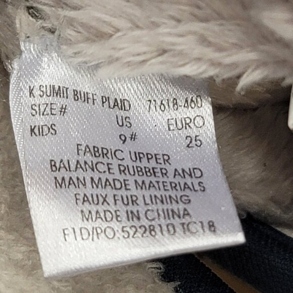 Bogs Blue Plaid Kids Rain & Snow Boots - Picture 6 of 9